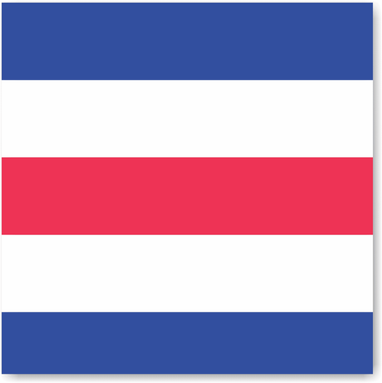 Charlie Signal Flag Sticker Decal