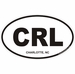 Charlotte North Carolina Oval Decal