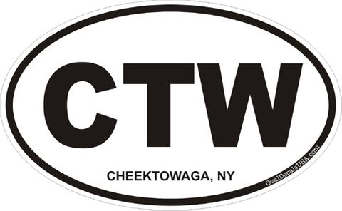 Cheektowaga New York Oval Decal