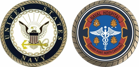 Cherry Point Naval Hospital Challenge Coin