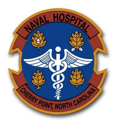 Cherry Point Naval Hospital Vinyl Transfer Decal