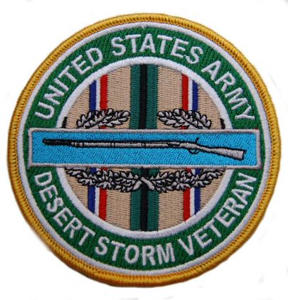 CIB Desert Storm Veteran Patch