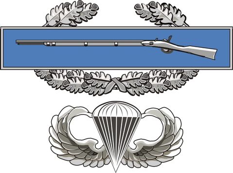 CIB Jump Wings Decal Sticker