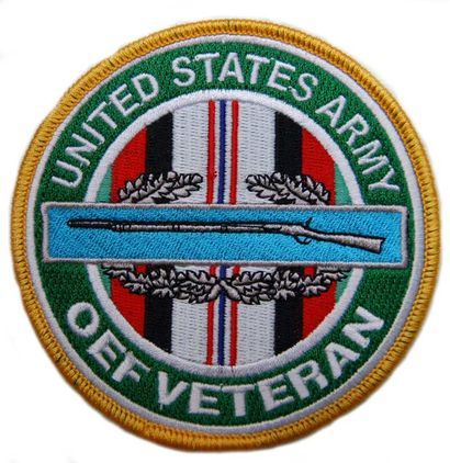 CIB OEF Veteran Patch