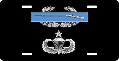 CIB Senior Jump Wings License Plate