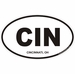 Cincinnati Ohio Oval Decal