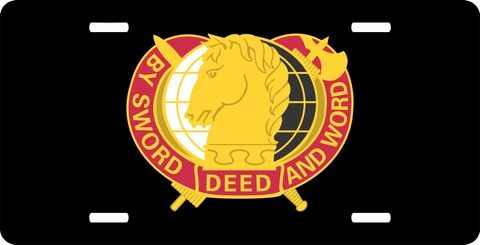 Civil Affairs Psychological Operations Command License Plate