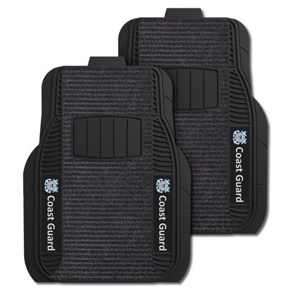 U.S. Coast Guard 2-pc Deluxe Car Mat Set (21x27)