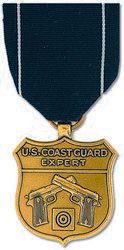 Coast Guard Expert Pistol Medal - Mini