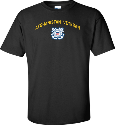 Coast Guard Logo Afghanistan Veteran Shirt