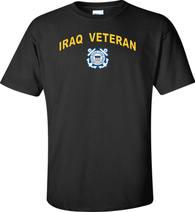 Coast Guard Logo Iraq Veteran Shirt