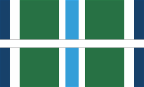 Coast Guard Meritorious Unit Commendation Ribbon Decal