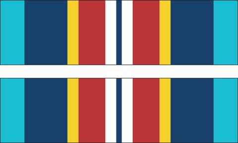 Coast Guard Overseas Ribbon Decal