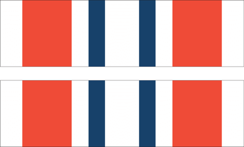 Coast Guard Presidential Unit Citation Ribbon Decal