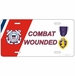 Coast Guard 'Purple Heart Combat Wounded' License Plate