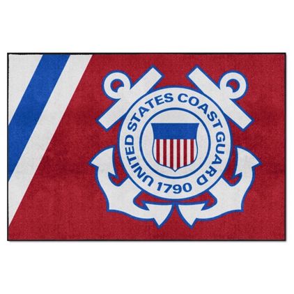 U.S. Coast Guard 5X8 Plush Rug