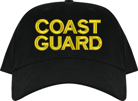 Coast Guard Text Only USA Cap