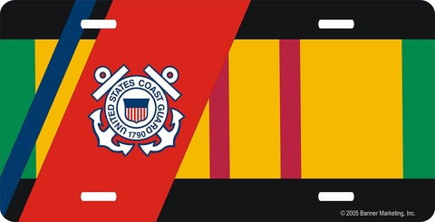 Coast Guard Vietnam Veteran License Plate