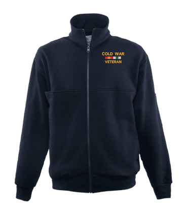 Cold War Veteran Game Sportswear Firefighter's Full Zip Turtleneck