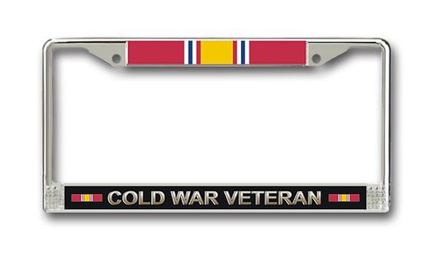 Cold War Veteran License Plate Frame