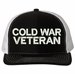 Cold War Veteran Text Only USA Mesh-Back Cap
