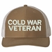 Cold War Veteran Text Only USA Mesh-Back Cap