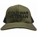 Cold War Veteran Text Only USA Mesh-Back Cap