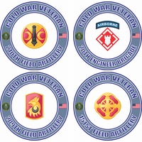 Cold War Veteran U.S. Army Brigade Decals Stickers Thumbnail Illustration