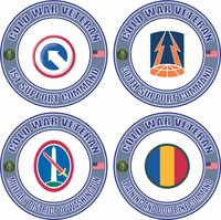 Cold War Veteran U.S. Army Command Decals Stickers Thumbnail Illustration