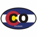 Colorado oval decal sticker