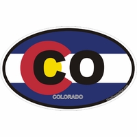Colorado Oval decal stickers Thumbnail Illustration