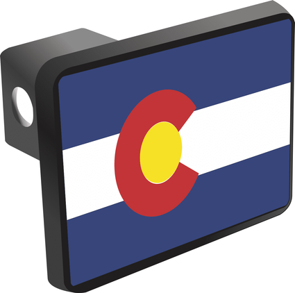 Colorado State Flag Hitch Cover