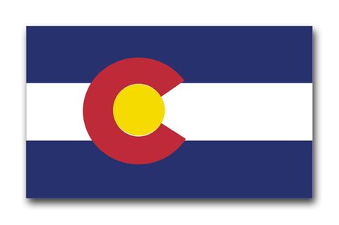 Colorado State Flag Vinyl Transfer Decal