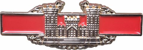 Combat Engineer Badge Lapel Pin