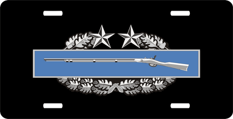 Combat Infantry Badge ( CIB ) 3rd Award License Plate