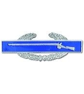Combat Infantry Badge Lapel Pin 1 1/4" - Mirror