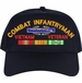 Combat Infantryman Vietnam Veteran Embroidered Cap with Ribbons