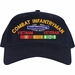 Combat Infantryman Vietnam Veteran Embroidered Cap with Ribbons