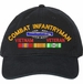 Combat Infantryman Vietnam Veteran with Ribbons Unstructured Dad Cap