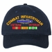 Combat Infantryman Vietnam Veteran with Ribbons Unstructured Dad Cap