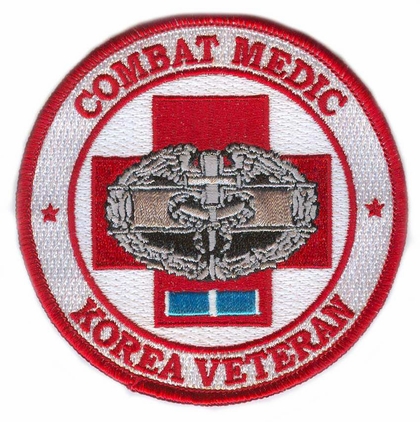 Combat Medic Korea Veteran Patch