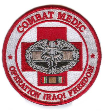 Combat Medic OIF Veteran Patch