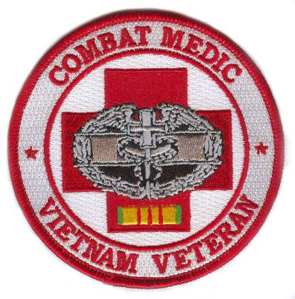 Combat Medic Vietnam Veteran Patch