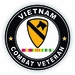 Combat Veteran 1st Cavalry with Vietnam Campaign Ribbons