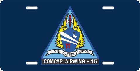 COMCAR Airwing- 15 Sticker License Plate