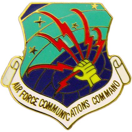 Comm Command Shield Lapel Pin