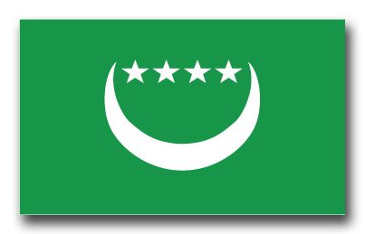 Comoros Flag Vinyl Transfer Decals