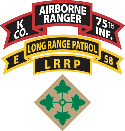 Company K (RANGER), 75TH Infantry (Airborne) Decal