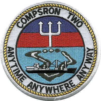 COMPSRON TWO Anytime, Anywhere, Anyway 3.5" Patch