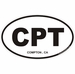 Compton California Oval Decal